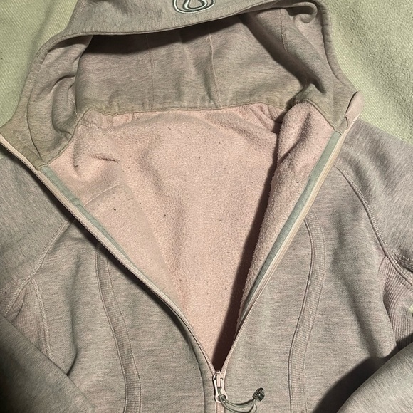 Heathered pink lululemon full length scuba - size 10 - Picture 8 of 10